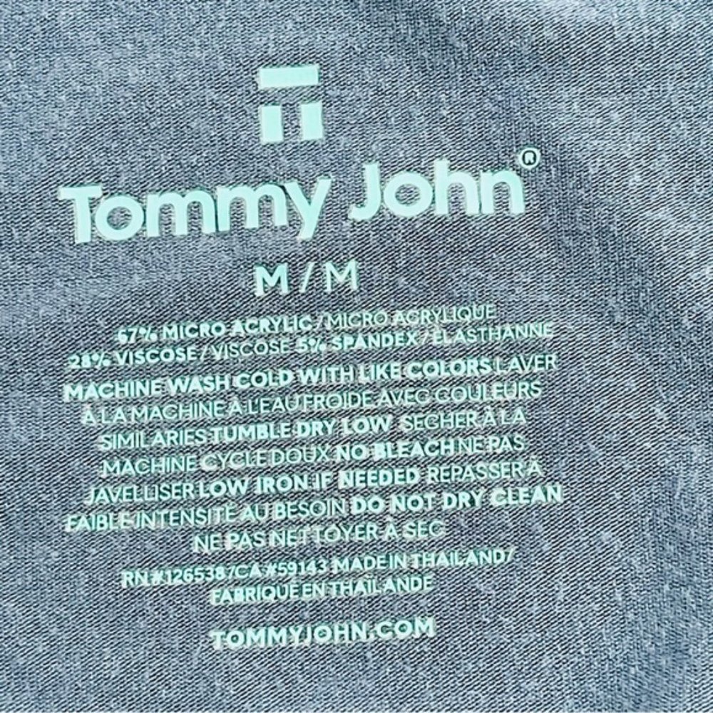 Tommy John Long Sleeves Mens Medium Top Shirt Henley Loungewear Soft Casual Cozy - Picture 6 of 10